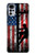 W3803 Electrician Lineman American Flag Hülle Schutzhülle Taschen und Leder Flip für Motorola Moto G22