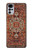 W3813 Persian Carpet Rug Pattern Hülle Schutzhülle Taschen und Leder Flip für Motorola Moto G22