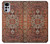 W3813 Persian Carpet Rug Pattern Hülle Schutzhülle Taschen und Leder Flip für Motorola Moto G22