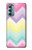 W3514 Rainbow Zigzag Hülle Schutzhülle Taschen und Leder Flip für Motorola Moto G Stylus 5G (2022)