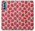 W3719 Strawberry Pattern Hülle Schutzhülle Taschen und Leder Flip für Motorola Moto G Stylus 5G (2022)