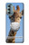 W3806 Funny Giraffe Hülle Schutzhülle Taschen und Leder Flip für Motorola Moto G Stylus 5G (2022)
