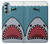 W3825 Cartoon Shark Sea Diving Hülle Schutzhülle Taschen und Leder Flip für Motorola Moto G Stylus 5G (2022)