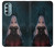 W3847 Lilith Devil Bride Gothic Girl Skull Grim Reaper Hülle Schutzhülle Taschen und Leder Flip für Motorola Moto G Stylus 5G (2022)
