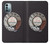 W0059 Retro Rotary Phone Dial On Hülle Schutzhülle Taschen und Leder Flip für Nokia G11, G21