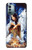 W0147 Grim Wolf Indian Girl Hülle Schutzhülle Taschen und Leder Flip für Nokia G11, G21