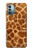 W0422 Giraffe Skin Hülle Schutzhülle Taschen und Leder Flip für Nokia G11, G21