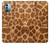 W0422 Giraffe Skin Hülle Schutzhülle Taschen und Leder Flip für Nokia G11, G21
