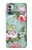 W2178 Flower Floral Art Painting Hülle Schutzhülle Taschen und Leder Flip für Nokia G11, G21