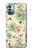 W2179 Flower Floral Vintage Art Pattern Hülle Schutzhülle Taschen und Leder Flip für Nokia G11, G21