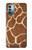 W2326 Giraffe Skin Hülle Schutzhülle Taschen und Leder Flip für Nokia G11, G21
