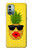 W2443 Funny Pineapple Sunglasses Kiss Hülle Schutzhülle Taschen und Leder Flip für Nokia G11, G21