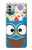 W2521 Cute Nerd Owl Cartoon Hülle Schutzhülle Taschen und Leder Flip für Nokia G11, G21