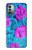 W2757 Monster Fur Skin Pattern Graphic Hülle Schutzhülle Taschen und Leder Flip für Nokia G11, G21