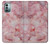 W2843 Pink Marble Texture Hülle Schutzhülle Taschen und Leder Flip für Nokia G11, G21
