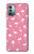 W2858 Pink Flamingo Pattern Hülle Schutzhülle Taschen und Leder Flip für Nokia G11, G21