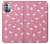W2858 Pink Flamingo Pattern Hülle Schutzhülle Taschen und Leder Flip für Nokia G11, G21