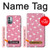W2858 Pink Flamingo Pattern Hülle Schutzhülle Taschen und Leder Flip für Nokia G11, G21