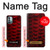 W2879 Red Arowana Fish Scale Hülle Schutzhülle Taschen und Leder Flip für Nokia G11, G21