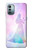 W2992 Princess Pastel Silhouette Hülle Schutzhülle Taschen und Leder Flip für Nokia G11, G21