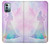 W2992 Princess Pastel Silhouette Hülle Schutzhülle Taschen und Leder Flip für Nokia G11, G21