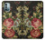 W3013 Vintage Antique Roses Hülle Schutzhülle Taschen und Leder Flip für Nokia G11, G21