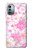 W3036 Pink Sweet Flower Flora Hülle Schutzhülle Taschen und Leder Flip für Nokia G11, G21