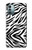 W3056 Zebra Skin Texture Graphic Printed Hülle Schutzhülle Taschen und Leder Flip für Nokia G11, G21