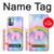 W3070 Rainbow Unicorn Pastel Sky Hülle Schutzhülle Taschen und Leder Flip für Nokia G11, G21
