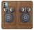 W3146 Antique Wall Retro Dial Phone Hülle Schutzhülle Taschen und Leder Flip für Nokia G11, G21