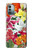 W3205 Retro Art Flowers Hülle Schutzhülle Taschen und Leder Flip für Nokia G11, G21