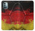 W3303 Germany Flag Vintage Football Graphic Hülle Schutzhülle Taschen und Leder Flip für Nokia G11, G21