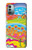 W3407 Hippie Art Hülle Schutzhülle Taschen und Leder Flip für Nokia G11, G21
