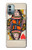 W3429 Queen Hearts Card Hülle Schutzhülle Taschen und Leder Flip für Nokia G11, G21