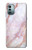 W3482 Soft Pink Marble Graphic Print Hülle Schutzhülle Taschen und Leder Flip für Nokia G11, G21