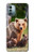 W3558 Bear Family Hülle Schutzhülle Taschen und Leder Flip für Nokia G11, G21