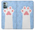 W3618 Cat Paw Hülle Schutzhülle Taschen und Leder Flip für Nokia G11, G21