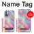 W3706 Pastel Rainbow Galaxy Pink Sky Hülle Schutzhülle Taschen und Leder Flip für Nokia G11, G21