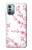 W3707 Pink Cherry Blossom Spring Flower Hülle Schutzhülle Taschen und Leder Flip für Nokia G11, G21