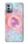 W3709 Pink Galaxy Hülle Schutzhülle Taschen und Leder Flip für Nokia G11, G21