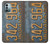 W3750 Vintage Vehicle Registration Plate Hülle Schutzhülle Taschen und Leder Flip für Nokia G11, G21