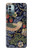 W3791 William Morris Strawberry Thief Fabric Hülle Schutzhülle Taschen und Leder Flip für Nokia G11, G21