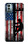 W3803 Electrician Lineman American Flag Hülle Schutzhülle Taschen und Leder Flip für Nokia G11, G21