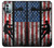 W3803 Electrician Lineman American Flag Hülle Schutzhülle Taschen und Leder Flip für Nokia G11, G21