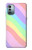 W3810 Pastel Unicorn Summer Wave Hülle Schutzhülle Taschen und Leder Flip für Nokia G11, G21