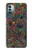 W3815 Psychedelic Art Hülle Schutzhülle Taschen und Leder Flip für Nokia G11, G21