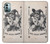 W3818 Vintage Playing Card Hülle Schutzhülle Taschen und Leder Flip für Nokia G11, G21