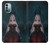 W3847 Lilith Devil Bride Gothic Girl Skull Grim Reaper Hülle Schutzhülle Taschen und Leder Flip für Nokia G11, G21