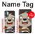 W3855 Sloth Face Cartoon Hülle Schutzhülle Taschen und Leder Flip für Nokia G11, G21