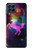 W2486 Rainbow Unicorn Nebula Space Hülle Schutzhülle Taschen und Leder Flip für Samsung Galaxy M53